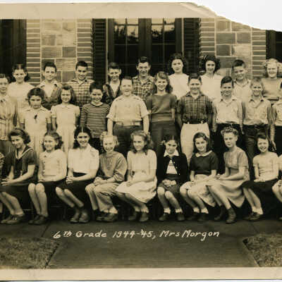 1944-1945 Lacey School 6th grade class