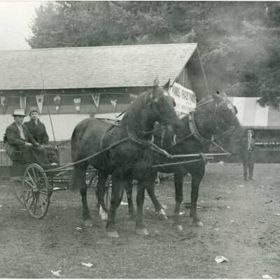 Frank and Lilly Russell at the Thurston County Fair, 1913