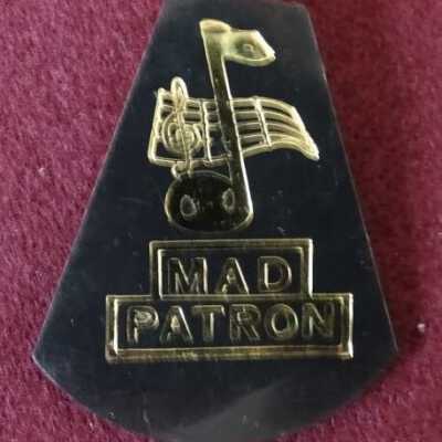 MAD Patron pin: Copyright: Lacey Museum; Origformat: Artifact