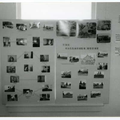Gallagher House Photo Display, c. 1986