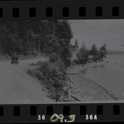 Highway Along Hoods Canal