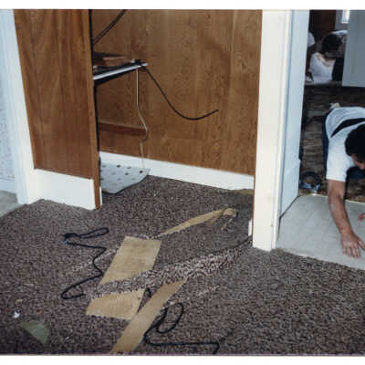 New Floor Coverings at Gallagher House, c. 1986