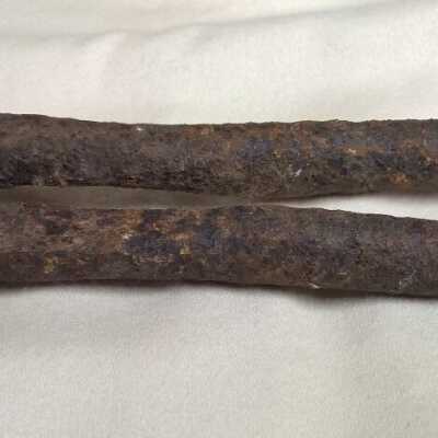 Blacksmith Tongs from side: Copyright: Lacey Museum; Origformat: Artifact