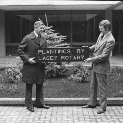 Lacey Rotary Plantings, 1976