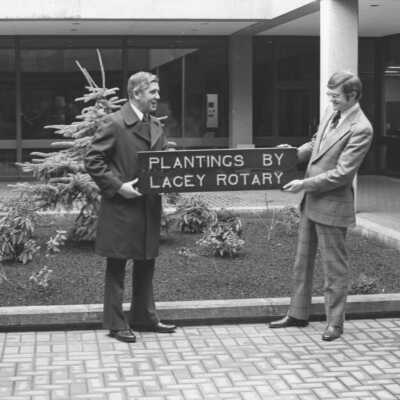 Floyd Pugh and unknown man, 1976: Frame 1