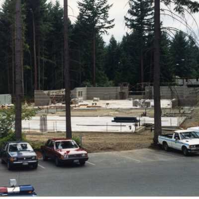 Lacey Timberland Library Construction, 1990