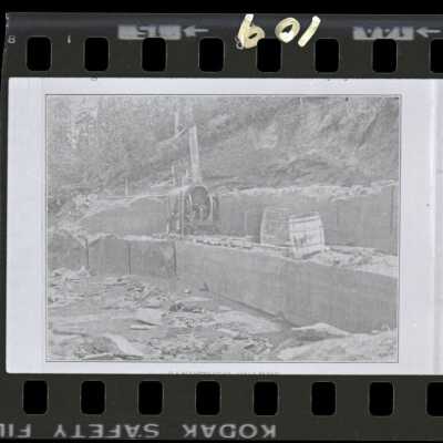 Sandstone Quarry: Copyright: Lacey Museum; Origsize: 1 x 1 1/2"; Origformat: Negative; Resolution: 3200 dpi; Negno: 109