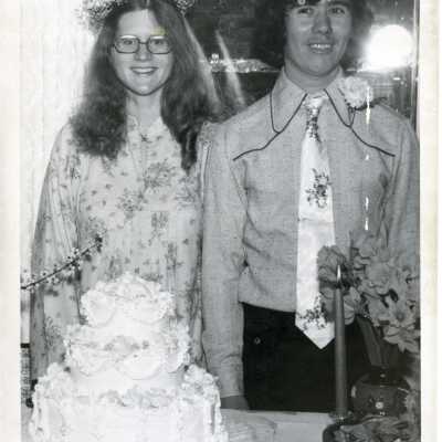 Wedding photo of Ignacio M. Michel & Trinda E. Jewell-Michell, 1975