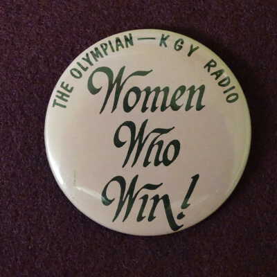 Women Who Win! Button