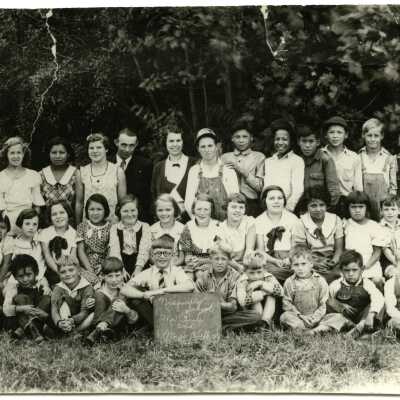 Nisqually School class photo, c. 1930s