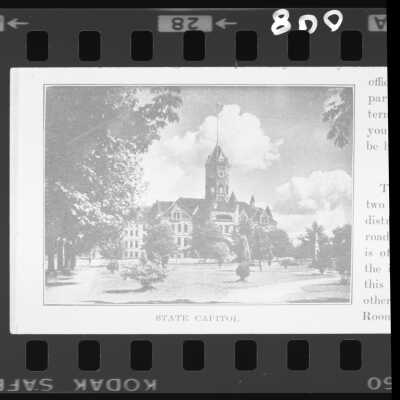 State Capitol: Origsize: 1.25 x 1.5; Origformat: Negative; Resolution: 1200 dpi; Negno: 008