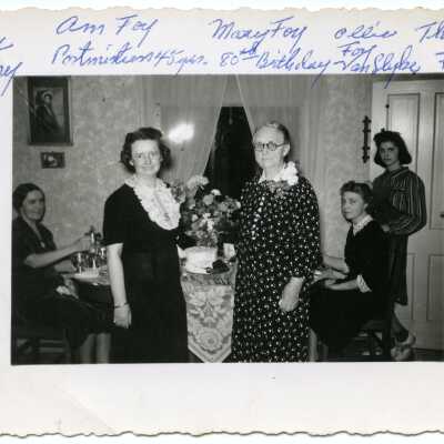 Party for Anne Foy, 1940