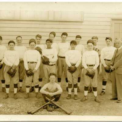 Lacey School Baseball 1933-1934: Origformat: Photographic; Resolution: 800 dpi; Negno: 295