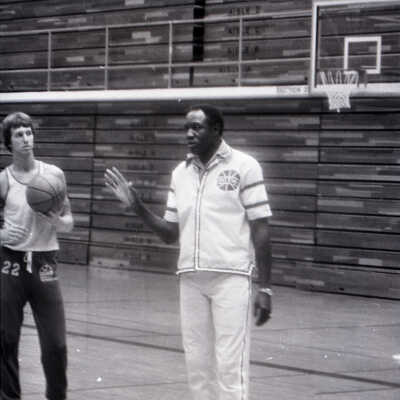 Bob Hopkins at Sonics training camp, 1977: Frame 16a