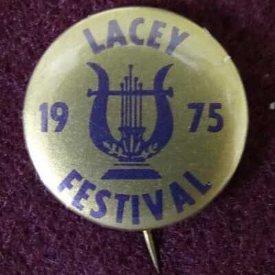 Lacey MAD Festival button: Copyright: Lacey Museum; Origformat: Artifact