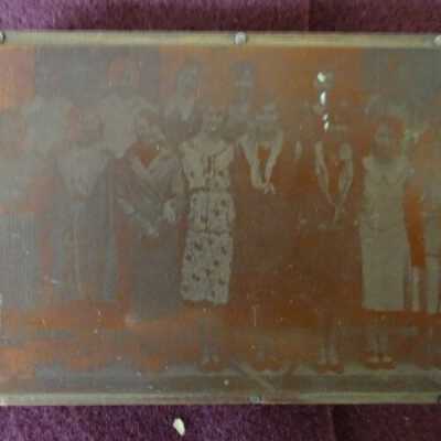 plate, printing: Copyright: Lacey Museum; Origformat: Artifact