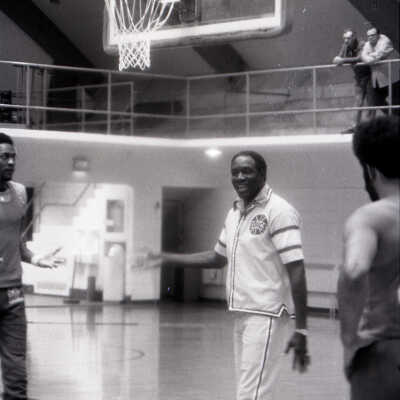 Bob Hopkins at Sonics training camp, 1977: Frame 17a