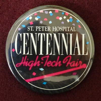 St. Peter Hospital Centennial Button
