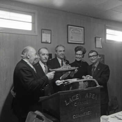 Lacey Rotary wth Toy Battleships, 1973