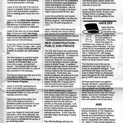 Page 3 Lacey Life Oct/Nov 1988: Copyright: Lacey Museum; Origformat: Document; Resolution: 400 dpi