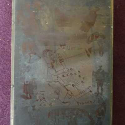 plate, printing: Copyright: Lacey Museum; Origformat: Artifact