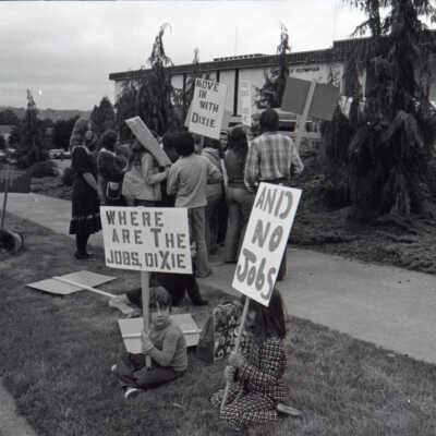 Demonstration Against Governor Dixie Lee Ray, 1978
