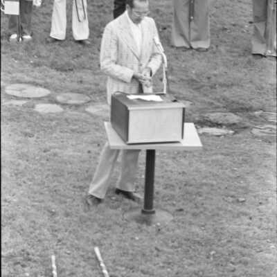 Lacey Civic Plaza Groundbreaking, 1976