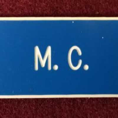 Master of Ceremonies badge: Copyright: Lacey Museum; Origformat: Artifact