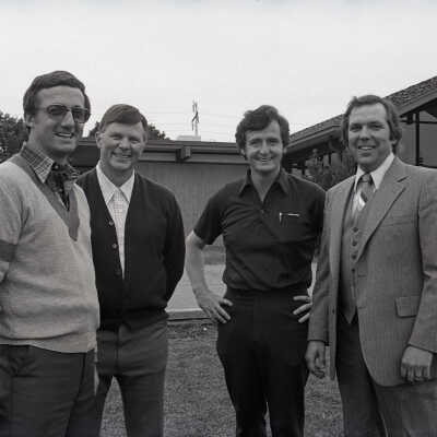 Capitol City Golf Presenting Checks to High Schools, 1979
