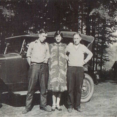 Wyatt Thornton, Grace Jones, and Emmett Thornton, c. late 1920s