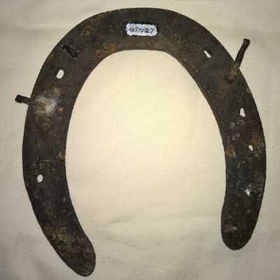85-127 Back of horseshoe: Copyright: Lacey Museum; Origformat: Artifact