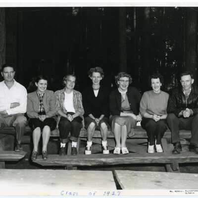 Lacey School Reunion for Class of 1927, c. 1947