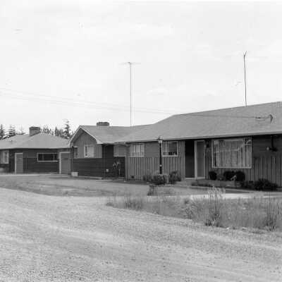Unknown road in the Lacey Olympia area, c. 1956