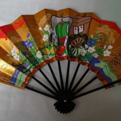 fan, hand: Copyright: Lacey Museum; Origformat: Artifact