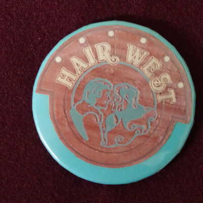 Hair West Promotional Button