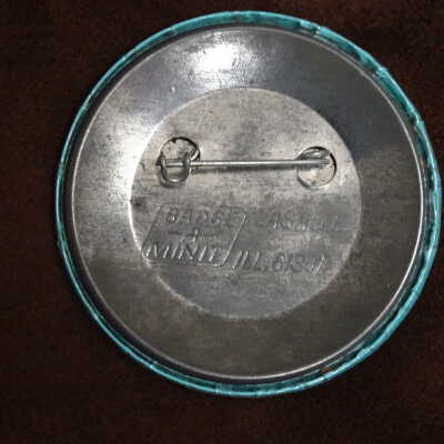 Hair West button back: Photo by Lacey Museum