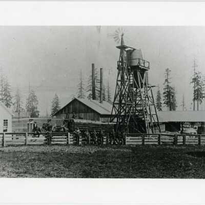 Russell Farm and Shingle Mill: Origformat: Photographic; Resolution: 600 dpi