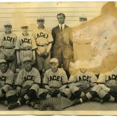 Lacey School Baseball Team, 1923-1924: Origformat: Photographic; Resolution: 800 dpi
