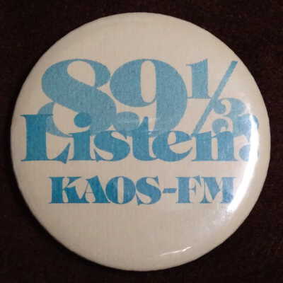 KAOS Promotional Button