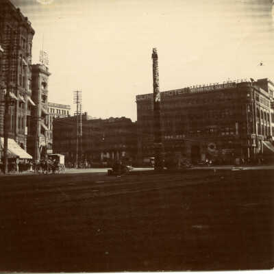 Totem Pole in Pioneer Square, Seattle, 1899 or later