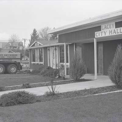 Lacey City Hall Addition 1976: Origformat: Negative; Resolution: 3200 dpi; Negno: M104N