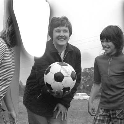 Girls Soccer, 1973: Frame 32