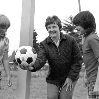 Girls Soccer, 1973: Frame 35
