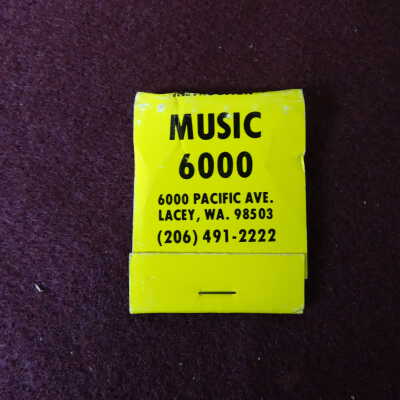 Music 6000 Matchbook
