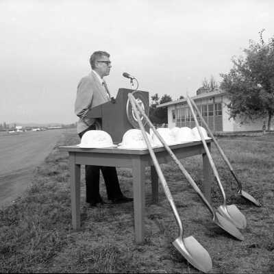 Olympia Airport Dedication, October 1973: Frame 24