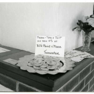 Mantel at Gallagher House, c. 1986