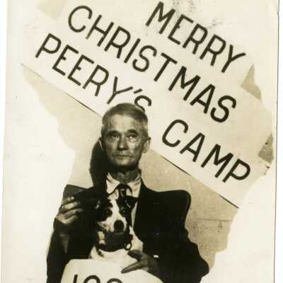 Merry Christmas Peery's Camp, 1934