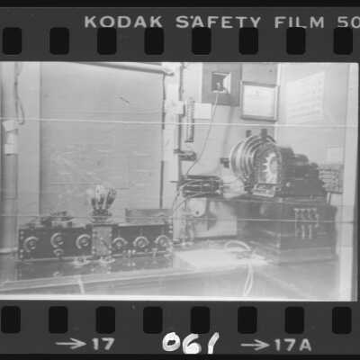 KGY Studio equipment on Saint Martin's campus, c. 1920s