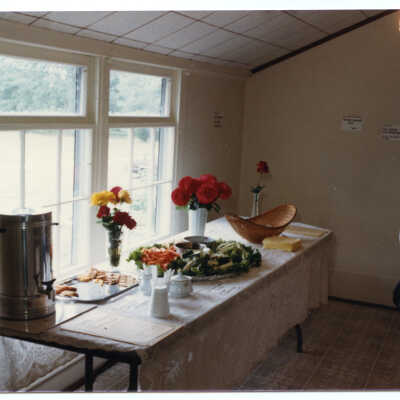Snack Table at Gallagher House, c. 1986