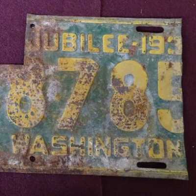Golden Jubilee license plate